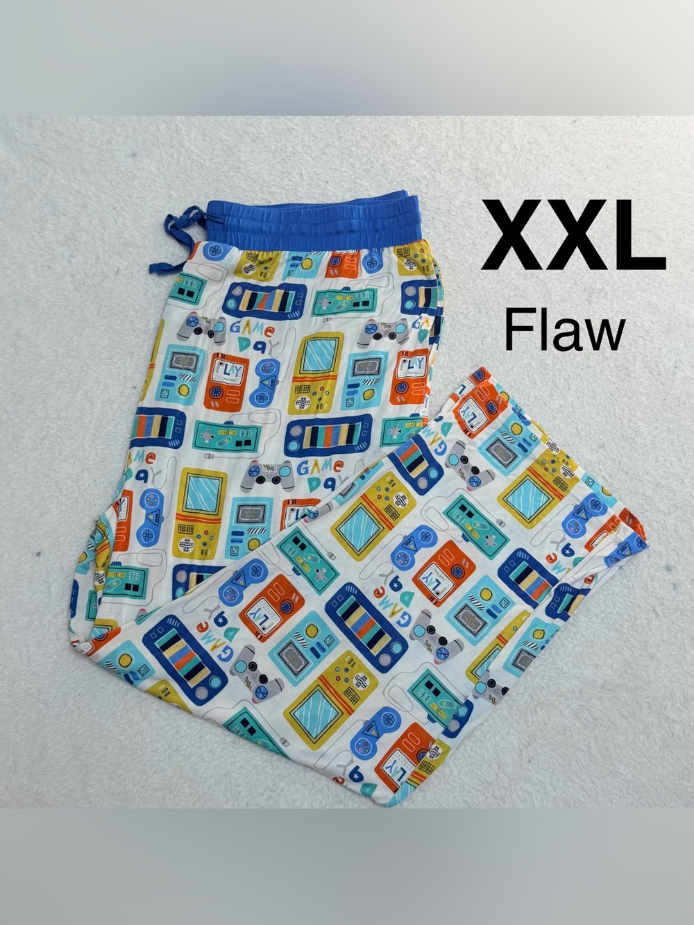 New with FLAW little sleepies men’s game on pajama lounge pants